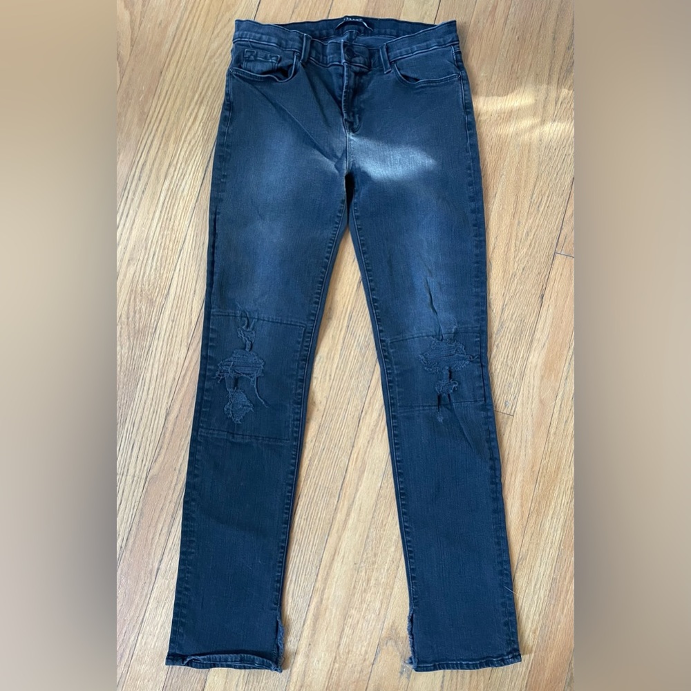 J brand break up skinny jeans. These are really flattering, great detail